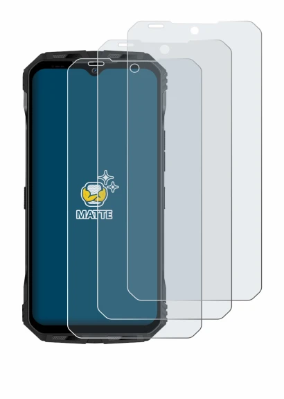 Image de l'appareil Doogee V Max S avec une grande variété de protections d'écran.
