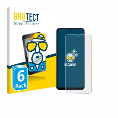 Face avant d’un emballage produit avec le logo de la marque BROTECT. À côté, l’appareil Doogee Note 59 Pro est représenté avec