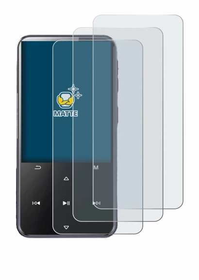 Image de l'appareil AGPtek M3 avec une grande variété de protections d'écran.