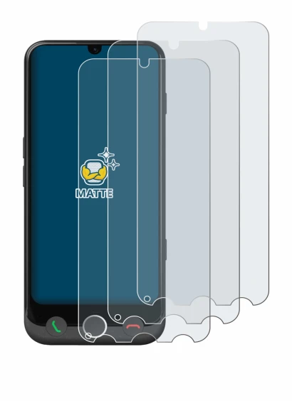 Image de l'appareil Doro Aurora A30 avec une grande variété de protections d'écran.