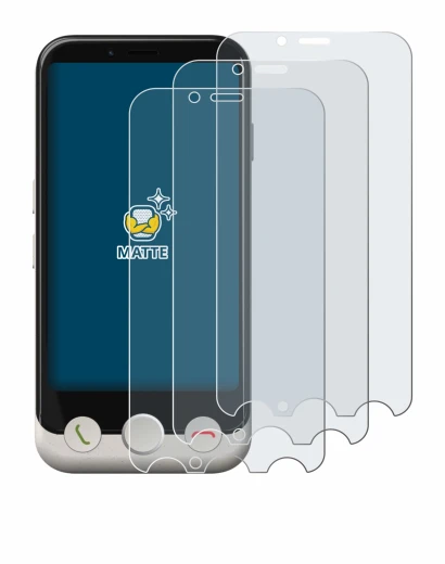 Image de l'appareil Doro Aurora A10 avec une grande variété de protections d'écran.
