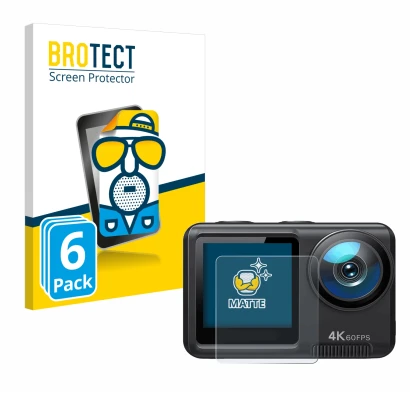 Face avant d’un emballage produit avec le logo de la marque BROTECT. À côté, l’appareil Wolfang GA420 est représenté avec la p