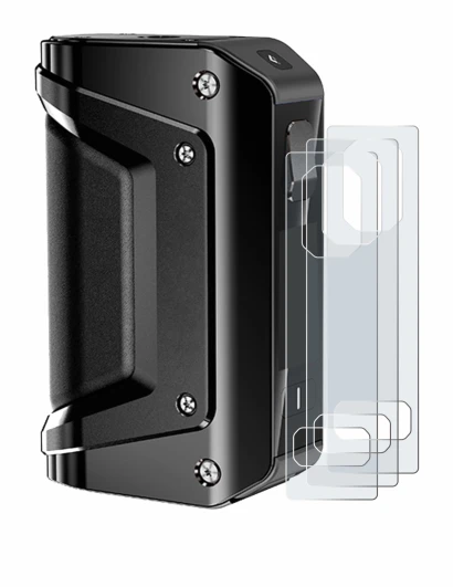 Image de l'appareil GeekVape Aegis Legend 3 avec une grande variété de protections d'écran.
