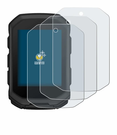 Image de l'appareil Garmin Edge MTB avec une grande variété de protections d'écran.