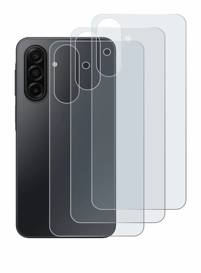 Image de l'appareil Samsung Galaxy A17 5G (Arrière) avec une grande variété de protections d'écran.