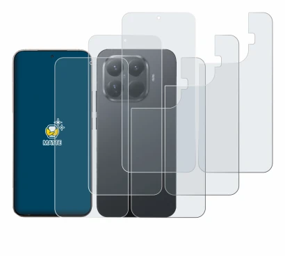 Image de l'appareil Xiaomi 15T Pro (Avant+Arrière) avec une grande variété de protections d'écran.