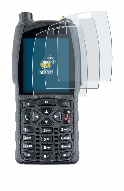 Image de l'appareil Sepura SC2020 avec une grande variété de protections d'écran.