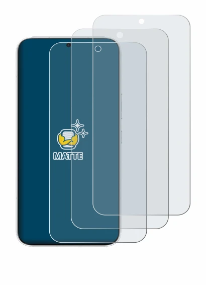 Image de l'appareil Honor 500 avec une grande variété de protections d'écran.