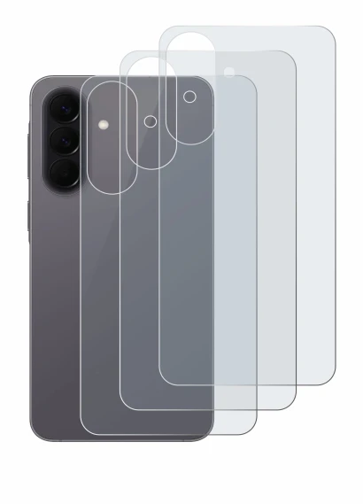 Image de l'appareil Samsung Galaxy A57 5G (Arrière) avec une grande variété de protections d'écran.