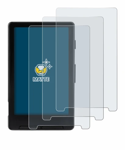 Image de l'appareil Xteink X4 avec une grande variété de protections d'écran.