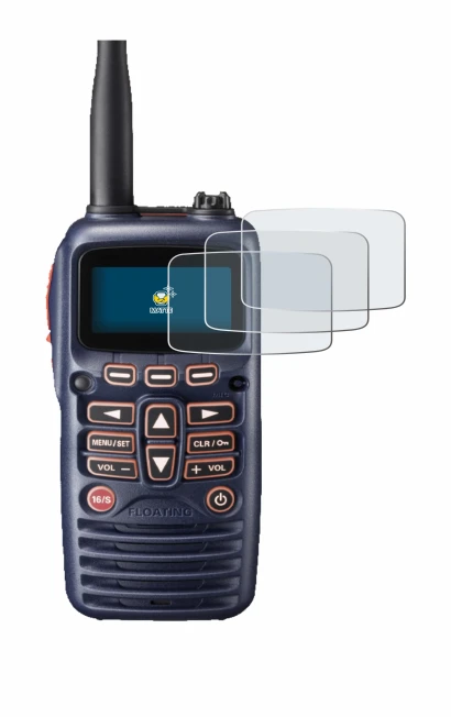 Image de l'appareil Standard Horizon HX320E avec une grande variété de protections d'écran.