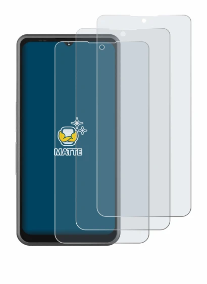 Image de l'appareil Sonim XP Pro E avec une grande variété de protections d'écran.