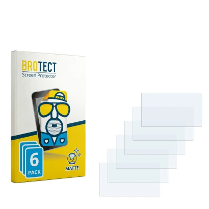 Face avant d’un emballage produit avec le logo de la marque BROTECT. À côté se trouve la protection d’écran correspondante.