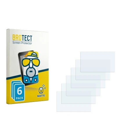 Face avant d’un emballage produit avec le logo de la marque BROTECT. À côté se trouve la protection d’écran correspondante.