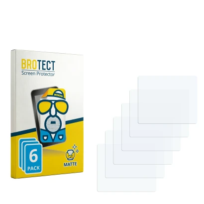 Face avant d’un emballage produit avec le logo de la marque BROTECT. À côté se trouve la protection d’écran correspondante.