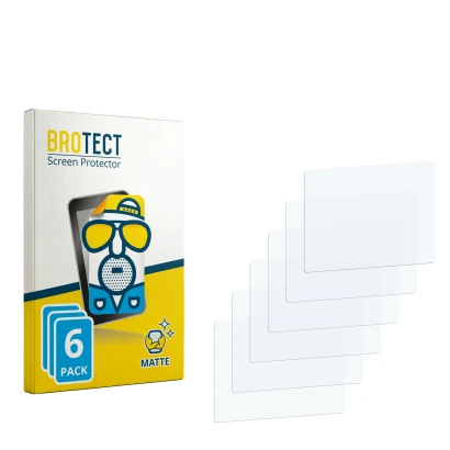 Face avant d’un emballage produit avec le logo de la marque BROTECT. À côté se trouve la protection d’écran correspondante.