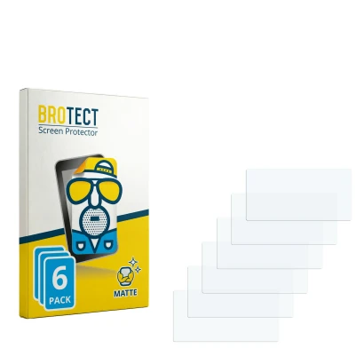Face avant d’un emballage produit avec le logo de la marque BROTECT. À côté se trouve la protection d’écran correspondante.