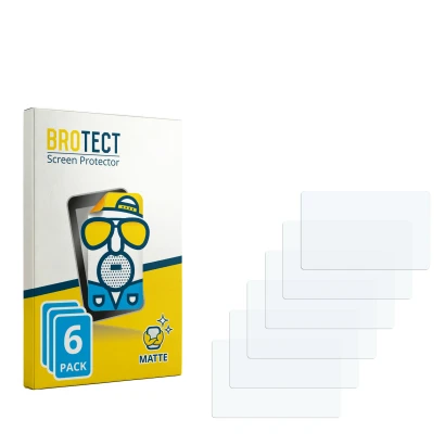 Face avant d’un emballage produit avec le logo de la marque BROTECT. À côté se trouve la protection d’écran correspondante.