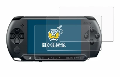 Image de l'appareil Sony PSP 1004 avec une grande variété de protections d'écran.