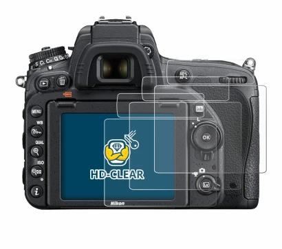 Image de l'appareil Nikon D750 avec une grande variété de protections d'écran.