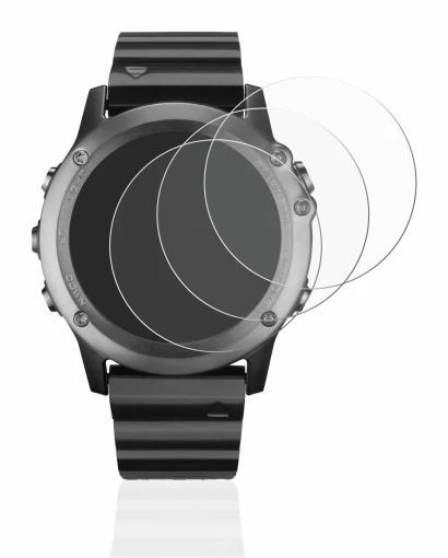 Image de l'appareil Garmin Fenix 3 avec une grande variété de protections d'écran.
