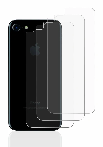 Image de l'appareil Apple iPhone 7 Le dos (toute la surface) avec une grande variété de protections d'écran.