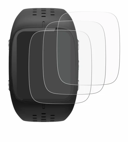 Image de l'appareil Polar M430 avec une grande variété de protections d'écran.