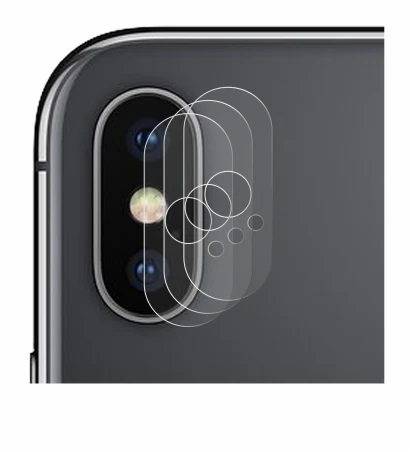 Image de l'appareil Apple iPhone X (Caméra UNIQUEMENT) avec une grande variété de protections d'écran.