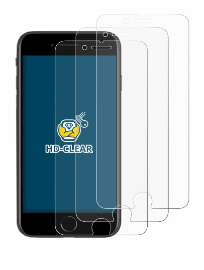 Image de l'appareil Apple iPhone SE 2 2020 avec une grande variété de protections d'écran.