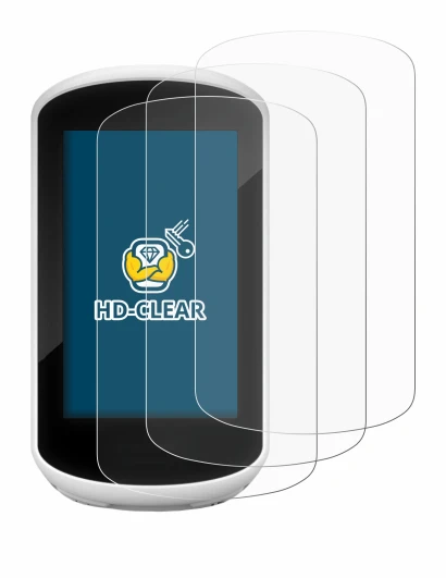 Image de l'appareil Garmin Edge Explore 2018 avec une grande variété de protections d'écran.