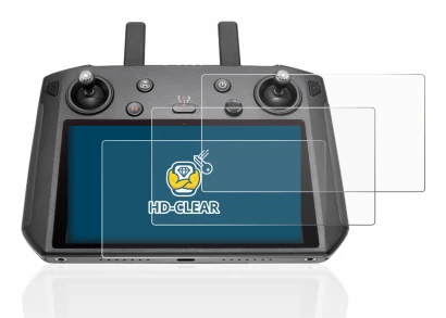 Image de l'appareil DJI Smart Controller avec une grande variété de protections d'écran.