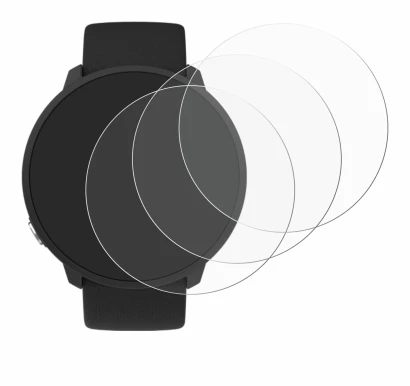 Image de l'appareil Polar Unite avec une grande variété de protections d'écran.