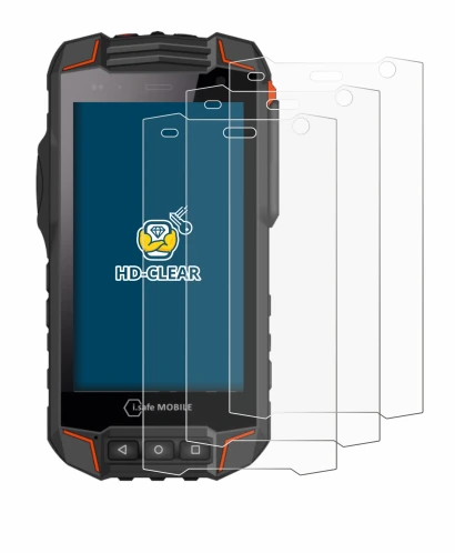 Image de l'appareil i.safe MOBILE IS530.1 avec une grande variété de protections d'écran.