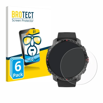 Face avant d’un emballage produit avec le logo de la marque BROTECT. À côté, l’appareil Polar Grit X Pro est représenté avec l