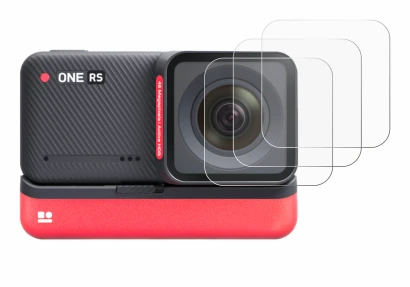 Image de l'appareil Insta360 One RS 4K Edition (Lentille) avec une grande variété de protections d'écran.