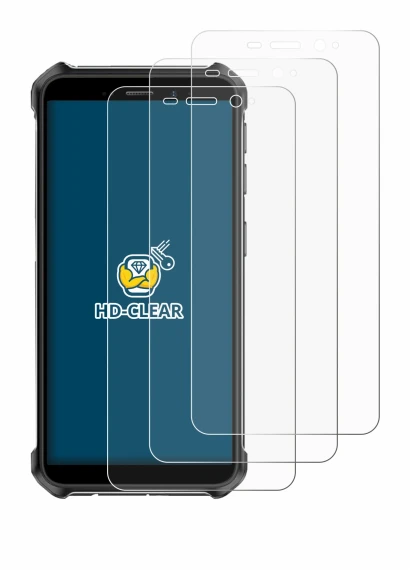 Image de l'appareil Ulefone Armor X12 Pro avec une grande variété de protections d'écran.