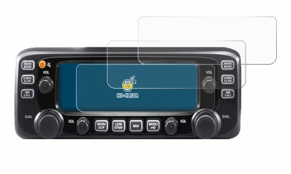 Image de l'appareil Icom IC-2730E avec une grande variété de protections d'écran.