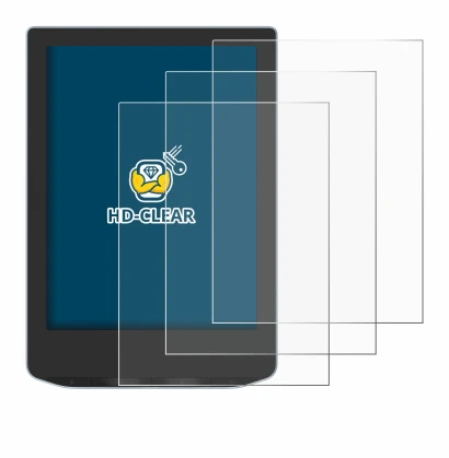 Image de l'appareil PocketBook Verse avec une grande variété de protections d'écran.
