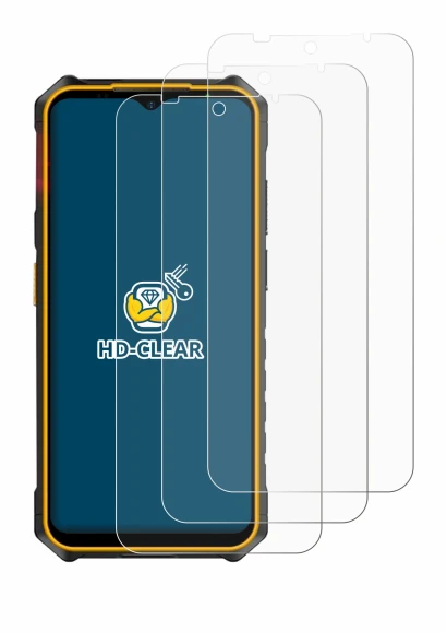 Image de l'appareil Ulefone Armor X13 avec une grande variété de protections d'écran.