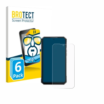Face avant d’un emballage produit avec le logo de la marque BROTECT. À côté, l’appareil Oukitel WP30 Pro est représenté avec l
