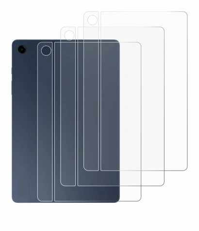 Image de l'appareil Samsung Galaxy Tab A9 Plus WiFi (Arrière) avec une grande variété de protections d'écran.