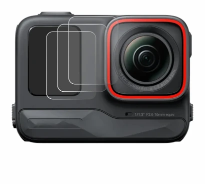 Image de l'appareil Insta360 Ace Pro (Affichage avant) avec une grande variété de protections d'écran.