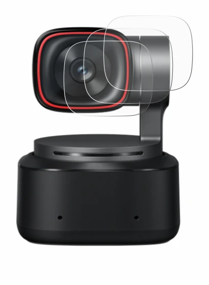 Image de l'appareil OBSBOT Tiny 2 avec une grande variété de protections d'écran.