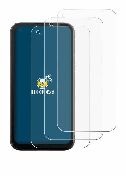 Image de l'appareil Gigaset GX6 Pro avec une grande variété de protections d'écran.