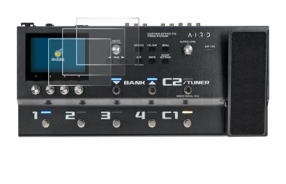 Image de l'appareil Boss GX-100 avec une grande variété de protections d'écran.