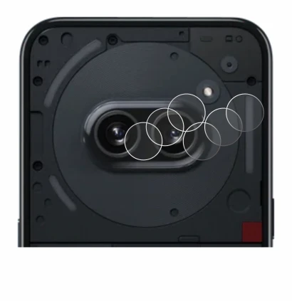 Image de l'appareil Nothing Phone (2a) (Caméra UNIQUEMENT) avec une grande variété de protections d'écran.