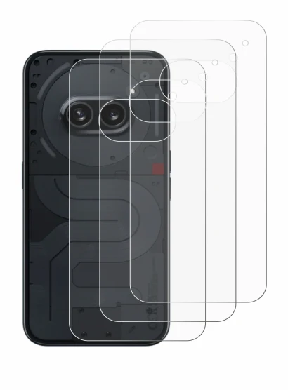 Image de l'appareil Nothing Phone (2a) (Arrière) avec une grande variété de protections d'écran.