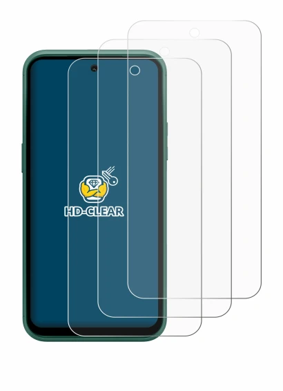 Image de l'appareil Nokia XR21 Limited Edition avec une grande variété de protections d'écran.