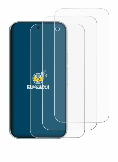 Image de l'appareil Google Pixel 9 avec une grande variété de protections d'écran.