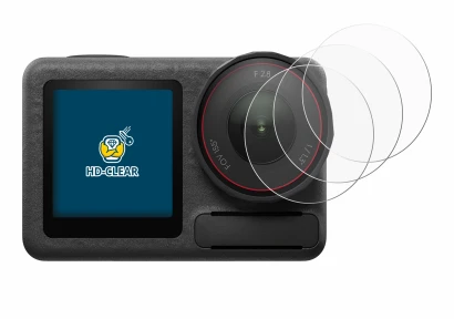 Image de l'appareil DJI Osmo Action 5 Pro (Lentille) avec une grande variété de protections d'écran.